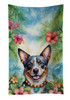 Australian Cattle Dog Luau Kitchen Towel Dish Cloths product image at NuMercy
