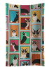 Lots of Tricolor Cardigan Corgi Kitchen Towel Dish Cloths product image at NuMercy
