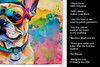 French Bulldog Hippie Dawg Kitchen Towel Dish Cloths DAC2506 product image at NuMercy 5