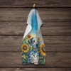 Dalmatian in Sunflowers Kitchen Towel Dish Cloths product image at NuMercy 4