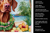 Vizsla Luau Kitchen Towel Dish Cloths product image at NuMercy 5