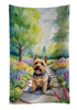 Norwich Terrier Spring Path Kitchen Towel Dish Cloths product image at NuMercy