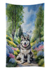 Alaskan Malamute Spring Garden Kitchen Towel Dish Cloths product image at NuMercy