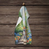 Shiba Inu Spring Path Kitchen Towel Dish Cloths product image at NuMercy 4