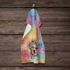 Chihuahua Hippie Dawg Kitchen Towel Dish Cloths DAC2488 product image at NuMercy 4