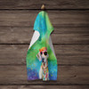 Weimaraner Hippie Dawg Kitchen Towel Dish Cloths DAC2565 product image at NuMercy 4