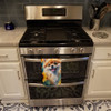 Pomeranian in Sunflowers Kitchen Towel Dish Cloths DAC6136 product image at NuMercy 3