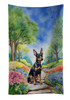Manchester Terrier Spring Path Kitchen Towel Dish Cloths product image at NuMercy