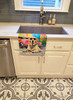 Yellow Labrador Hippie Dawg Kitchen Towel Dish Cloths DAC2530 product image at NuMercy 2