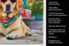 Yellow Labrador Hippie Dawg Kitchen Towel Dish Cloths DAC2530 product image at NuMercy 5