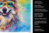 Keeshond Hippie Dawg Kitchen Towel Dish Cloths product image at NuMercy 5