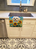 Maltese in Sunflowers Kitchen Towel Dish Cloths product image at NuMercy 2