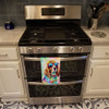 Cavalier Spaniel Hippie Dawg Kitchen Towel Dish Cloths DAC2484 product image at NuMercy 3
