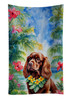 Sussex Spaniel Luau Kitchen Towel Dish Cloths product image at NuMercy