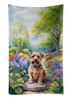 Norfolk Terrier Spring Path Kitchen Towel Dish Cloths DAC6677 product image at NuMercy