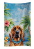 Bloodhound Luau Kitchen Towel Dish Cloths product image at NuMercy
