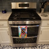 Doberman Pinscher Hippie Dawg Kitchen Towel Dish Cloths DAC2502 product image at NuMercy 3