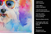 Westie Hippie Dawg Kitchen Towel Dish Cloths DAC2573 product image at NuMercy 5
