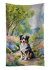 Australian Shepherd Spring Garden Kitchen Towel Dish Cloths product image at NuMercy