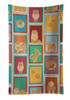 Lots of Orange Pomeranian Kitchen Towel Dish Cloths product image at NuMercy