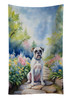 White Boxer Spring Path Kitchen Towel Dish Cloths product image at NuMercy