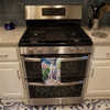 White Boxer Spring Path Kitchen Towel Dish Cloths product image at NuMercy 3