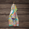French Bulldog Hippie Dawg Kitchen Towel Dish Cloths DAC2507 product image at NuMercy 4