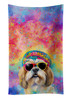 Shih Tzu Hippie Dawg Kitchen Towel Dish Cloths DAC2562 product image at NuMercy