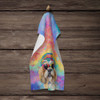 Shih Tzu Hippie Dawg Kitchen Towel Dish Cloths DAC2562 product image at NuMercy 4