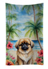 Pekingese Luau Kitchen Towel Dish Cloths product image at NuMercy