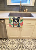 Border Collie Luau Kitchen Towel Dish Cloths product image at NuMercy 2