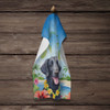 Curly-Coated Retriever Luau Kitchen Towel Dish Cloths product image at NuMercy 4