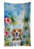 Beagle Luau Kitchen Towel Dish Cloths DAC6362 product image at NuMercy