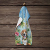 Beagle Luau Kitchen Towel Dish Cloths DAC6362 product image at NuMercy 4