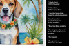 Beagle Luau Kitchen Towel Dish Cloths DAC6362 product image at NuMercy 5
