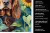 Cocker Spaniel in Sunflowers Kitchen Towel Dish Cloths DAC6059 product image at NuMercy 5