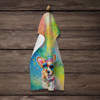 Corgi Hippie Dawg Kitchen Towel Dish Cloths DAC2496 product image at NuMercy 4