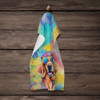 Golden Retriever Hippie Dawg Kitchen Towel Dish Cloths DAC2512 product image at NuMercy 4