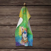 Siberian Husky Hippie Dawg Kitchen Towel Dish Cloths DAC2564 product image at NuMercy 4