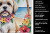Lhasa Apso Luau Kitchen Towel Dish Cloths DAC6469 product image at NuMercy 5