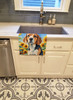 Beagle in Sunflowers Kitchen Towel Dish Cloths product image at NuMercy 2