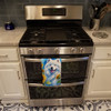 Samoyed in Sunflowers Kitchen Towel Dish Cloths DAC6153 product image at NuMercy 3