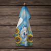 Samoyed in Sunflowers Kitchen Towel Dish Cloths DAC6153 product image at NuMercy 4