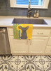 Summer Sunflowers Blue Chihuahua Kitchen Towel Dish Cloths product image at NuMercy 2