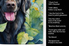 Flat-Coated Retriever in Sunflowers Kitchen Towel Dish Cloths product image at NuMercy 5