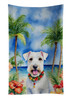 Sealyham Terrier Luau Kitchen Towel Dish Cloths product image at NuMercy