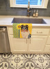 Summer Sunflowers Blue Merle Sheltie Kitchen Towel Dish Cloths product image at NuMercy 2