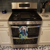 Weimaraner in Sunflowers Kitchen Towel Dish Cloths product image at NuMercy 3