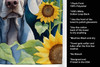 Weimaraner in Sunflowers Kitchen Towel Dish Cloths product image at NuMercy 5