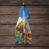 Dachshund in Sunflowers Kitchen Towel Dish Cloths DAC6065 product image at NuMercy 4
